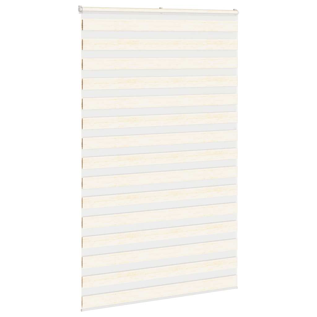 Zebra rolgordijn 150x230 cm stofbreedte 145,9 cm marmerbeige