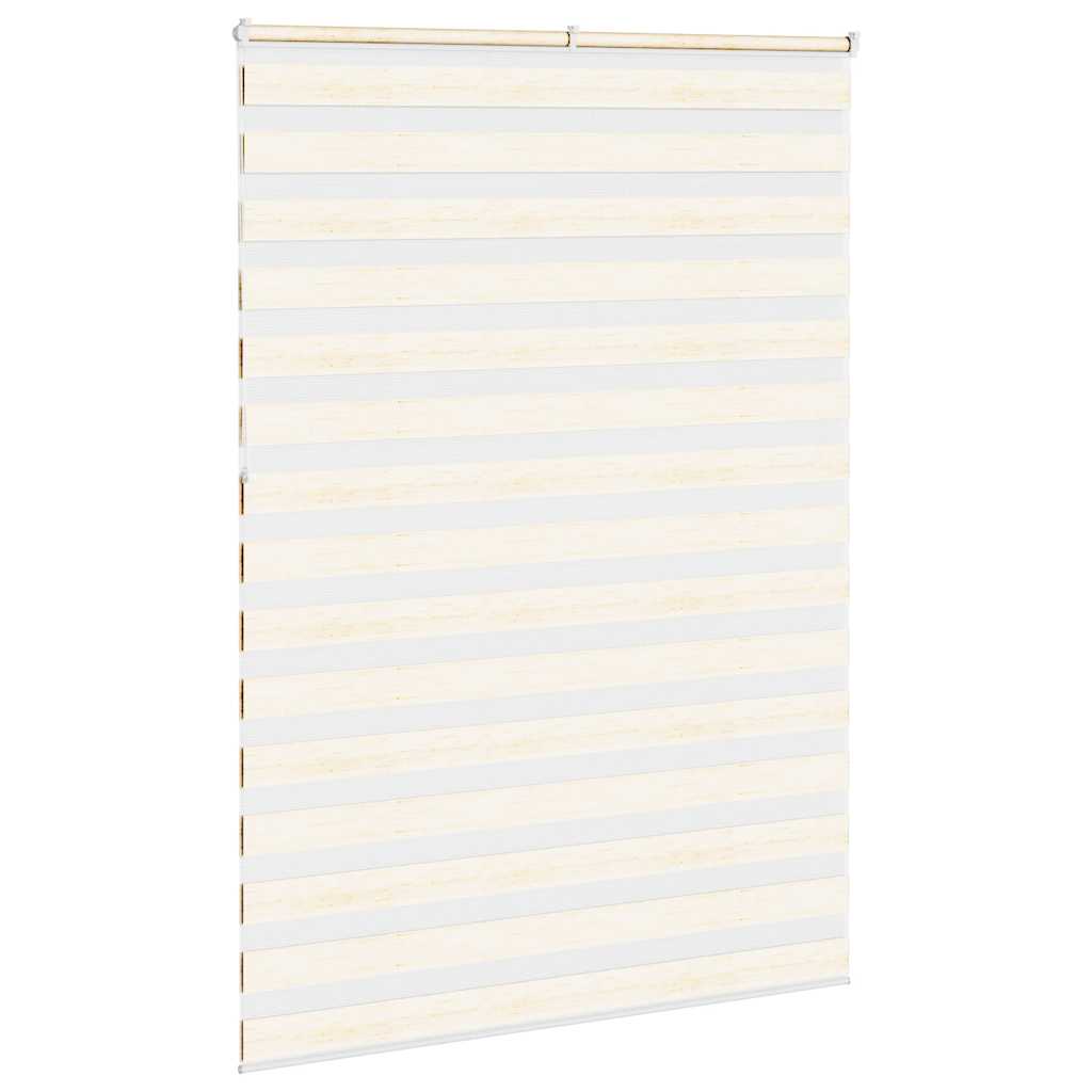 Zebra rolgordijn 155x230 cm stofbreedte 150,9 cm marmerbeige