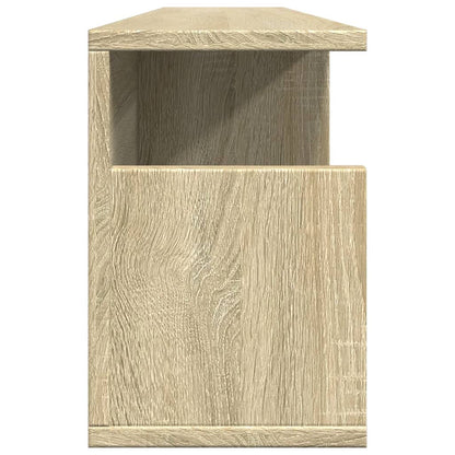 Wandkast 100x20x30 cm bewerkt hout sonoma eikenkleurig