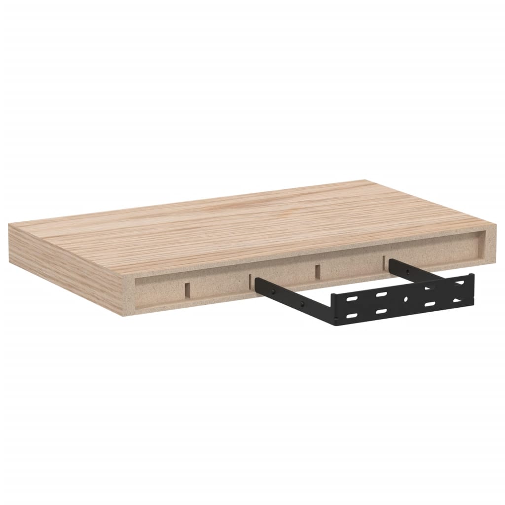 Wandschapppen 4 st 40x23,5x4 cm bewerkt hout