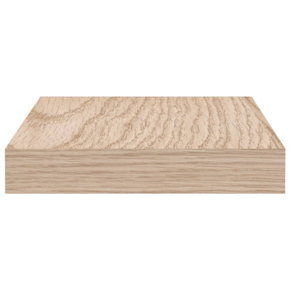 Wandschapppen 4 st 50x23,5x4 cm bewerkt hout