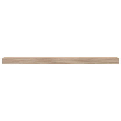 Wandschapppen 2 st 80x23,5x4 cm bewerkt hout