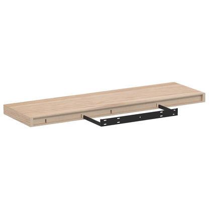 Wandschapppen 2 st 80x23,5x4 cm bewerkt hout