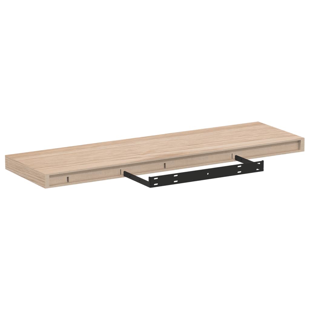 Wandschapppen 4 st 80x23,5x4 cm bewerkt hout