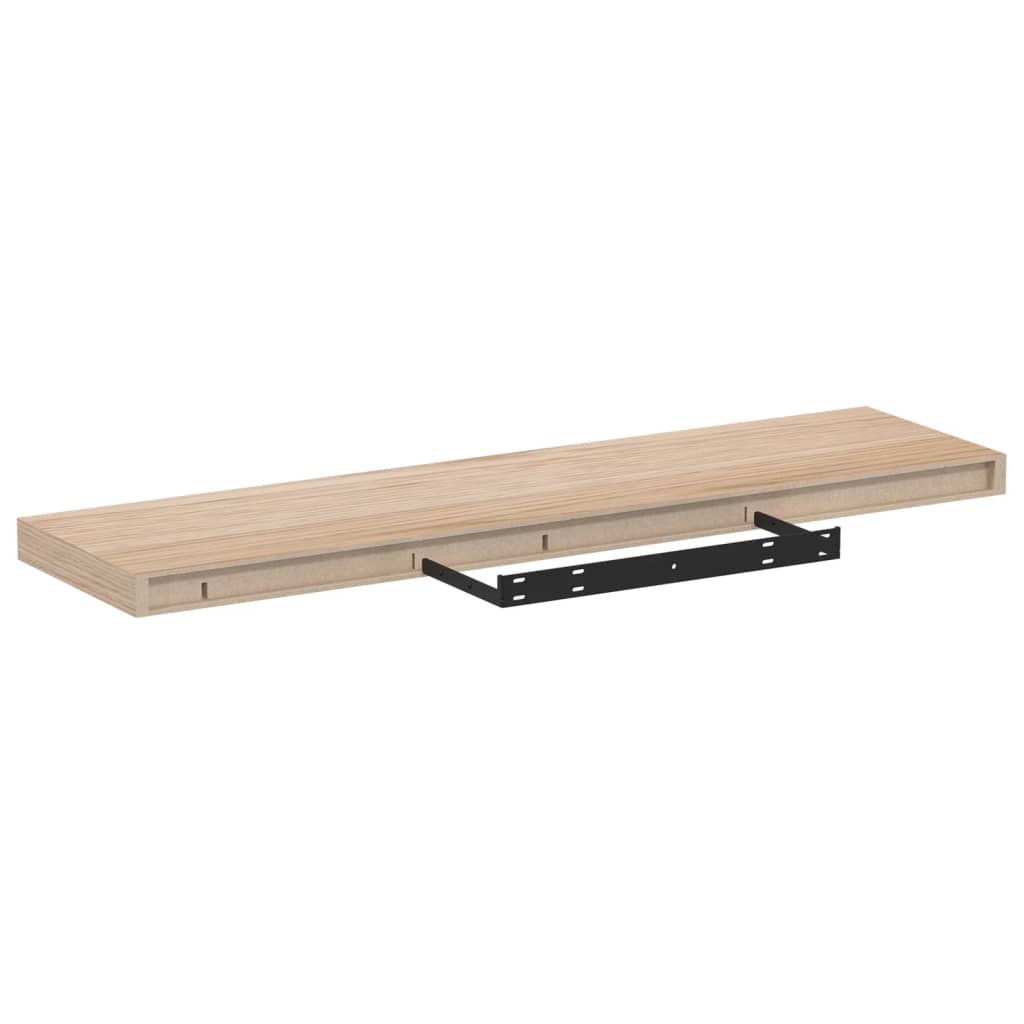 Wandschapppen 4 st 90x23,5x4 cm bewerkt hout