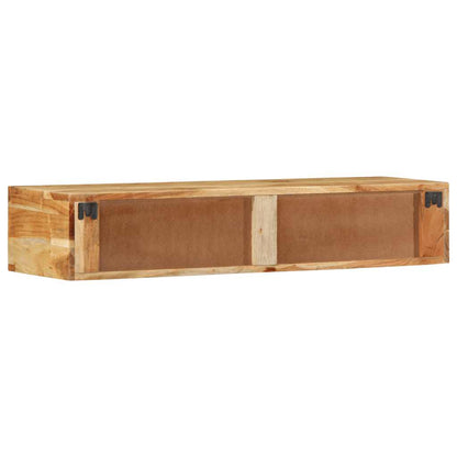 Tv-meubel wandmontage 100x30x19 cm massief acaciahout