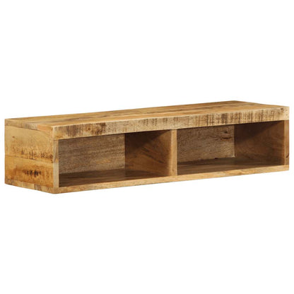 Tv-meubel wandmontage 80x30x19 cm massief ruw mangohout