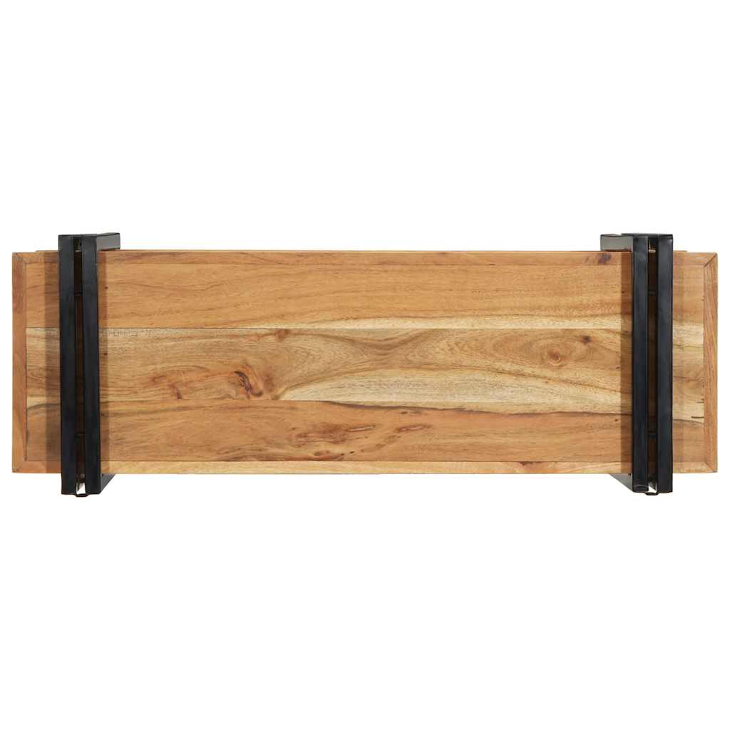 Wandschap 90x33x45 cm massief acaciahout