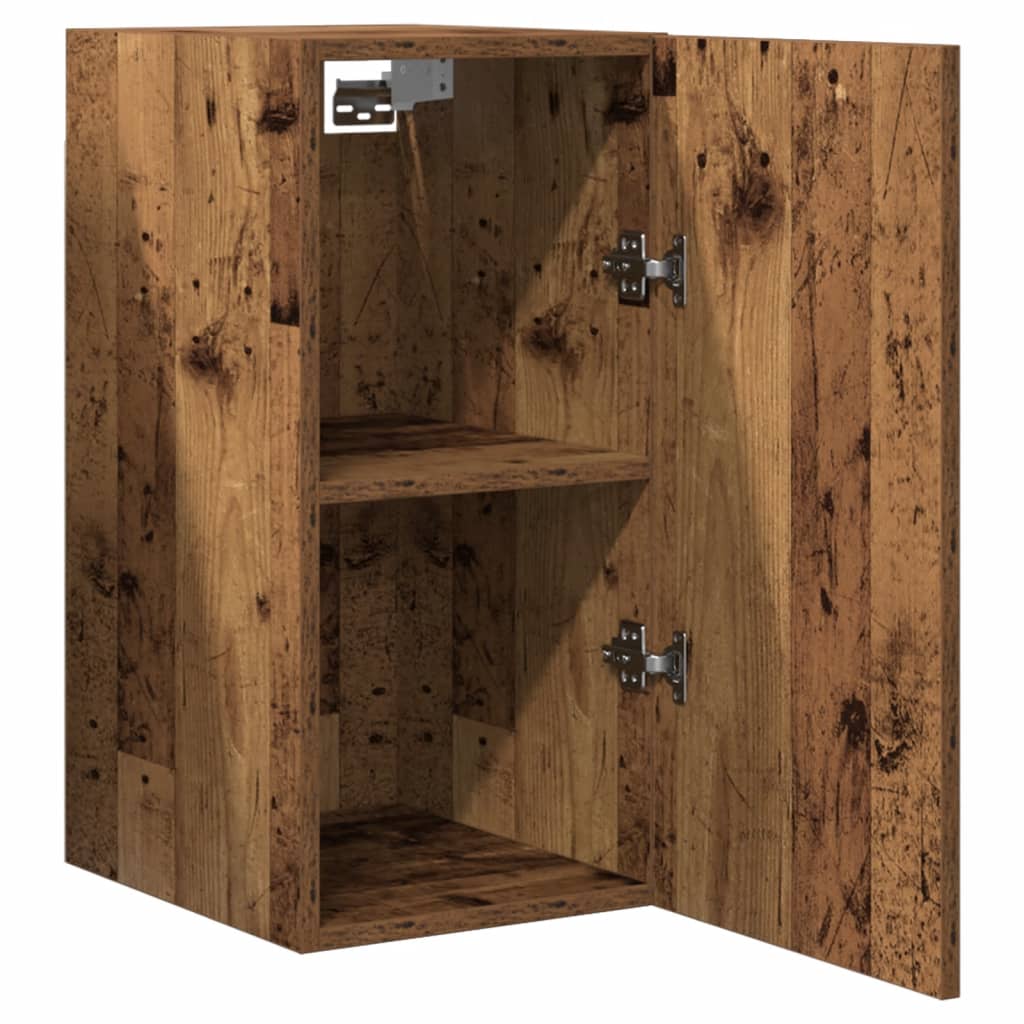 Tv-meubelen 2 st 30,5x30x60 cm bewerkt hout oud houtkleurig