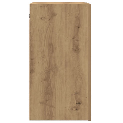 Tv-meubelen 2 st 30,5x30x60 cm bewerkt hout artisanaal eiken