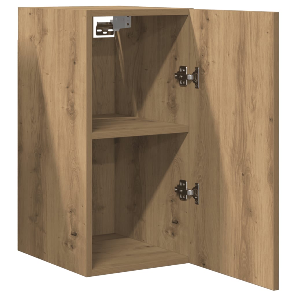 Tv-meubelen 2 st 30,5x30x60 cm bewerkt hout artisanaal eiken