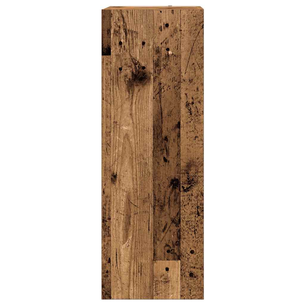 Tv-meubelen 2 st 30,5x30x90 cm bewerkt hout oud houtkleurig