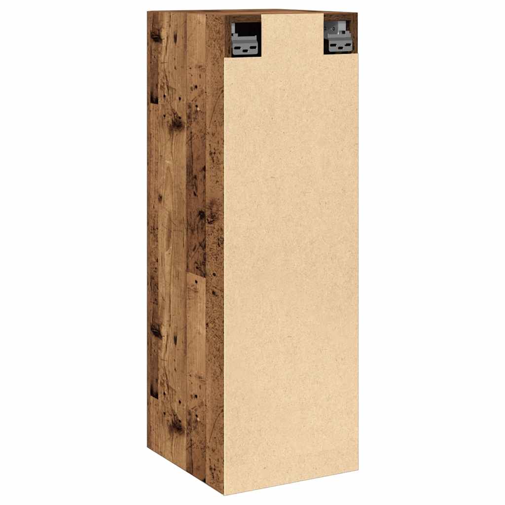 Tv-meubelen 2 st 30,5x30x90 cm bewerkt hout oud houtkleurig