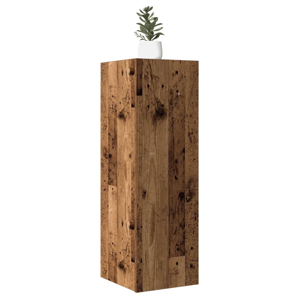 Tv-meubelen 2 st 30,5x30x90 cm bewerkt hout oud houtkleurig