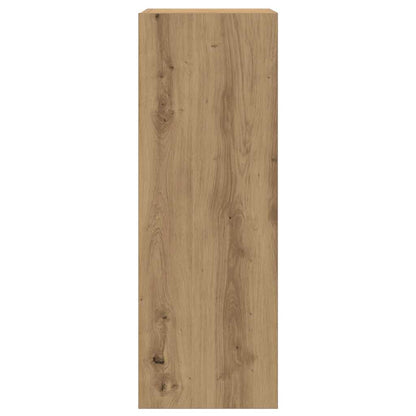 Tv-meubelen 2 st 30,5x30x90 cm bewerkt hout artisanaal eiken