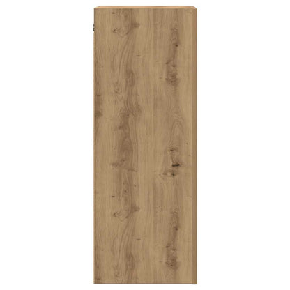 Tv-meubelen 2 st 30,5x30x90 cm bewerkt hout artisanaal eiken