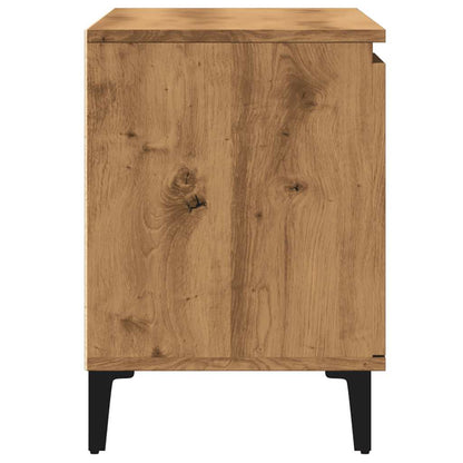 Tv-meubel 102x35x50 cm bewerkt hout artisanaal eikenkleur