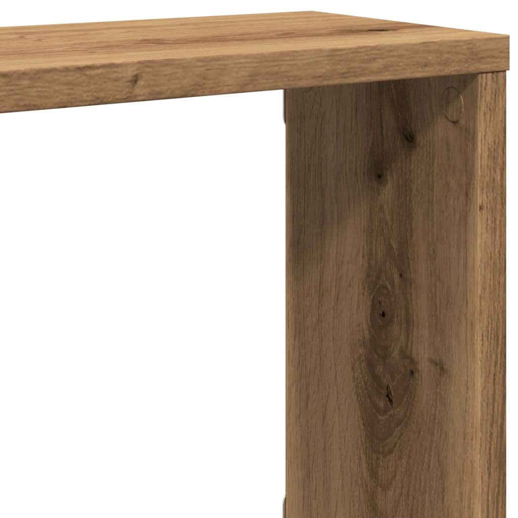 Wandschappen kubus 4st 100x15x30cm bewerkt hout artisanaaleiken