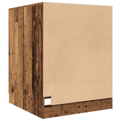 Wasmachinekast 70,5x71,5x91,5 cm oud houtkleurig