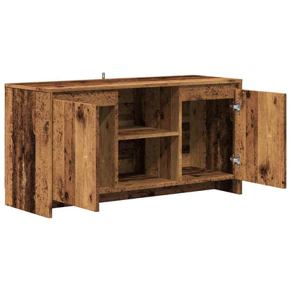 Tv-meubel 102x37,5x52,5 cm bewerkt hout oud houtkleurig