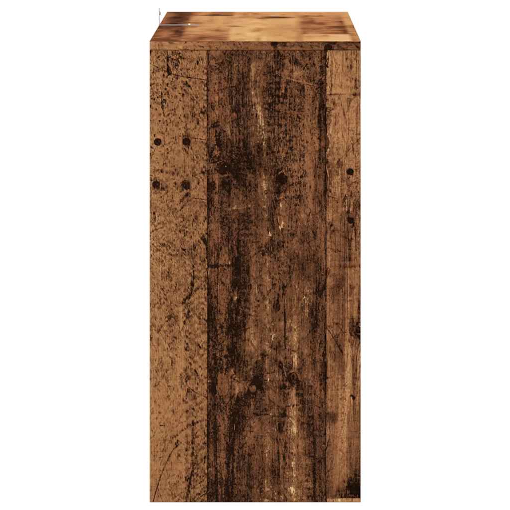 Wandtafel 100x35x76,5 cm bewerkt hout oud houtkleurig