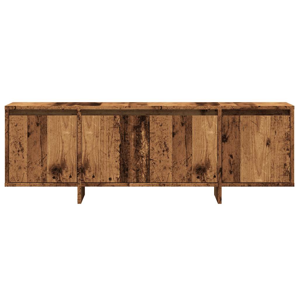 Tv-meubel 120x30x40,5 cm bewerkt hout oud houtkleurig