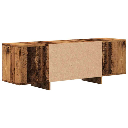 Tv-meubel 120x30x40,5 cm bewerkt hout oud houtkleurig