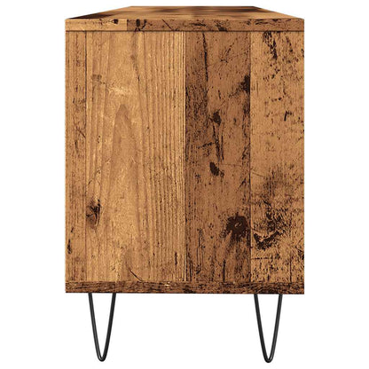 Tv-meubel 150x30x44,5 cm bewerkt hout oud houtkleurig