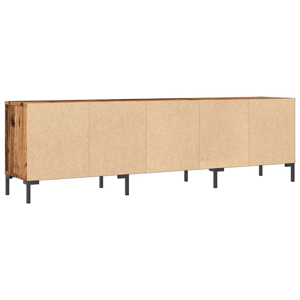 Tv-meubel 150x30x44,5 cm bewerkt hout oud houtkleurig