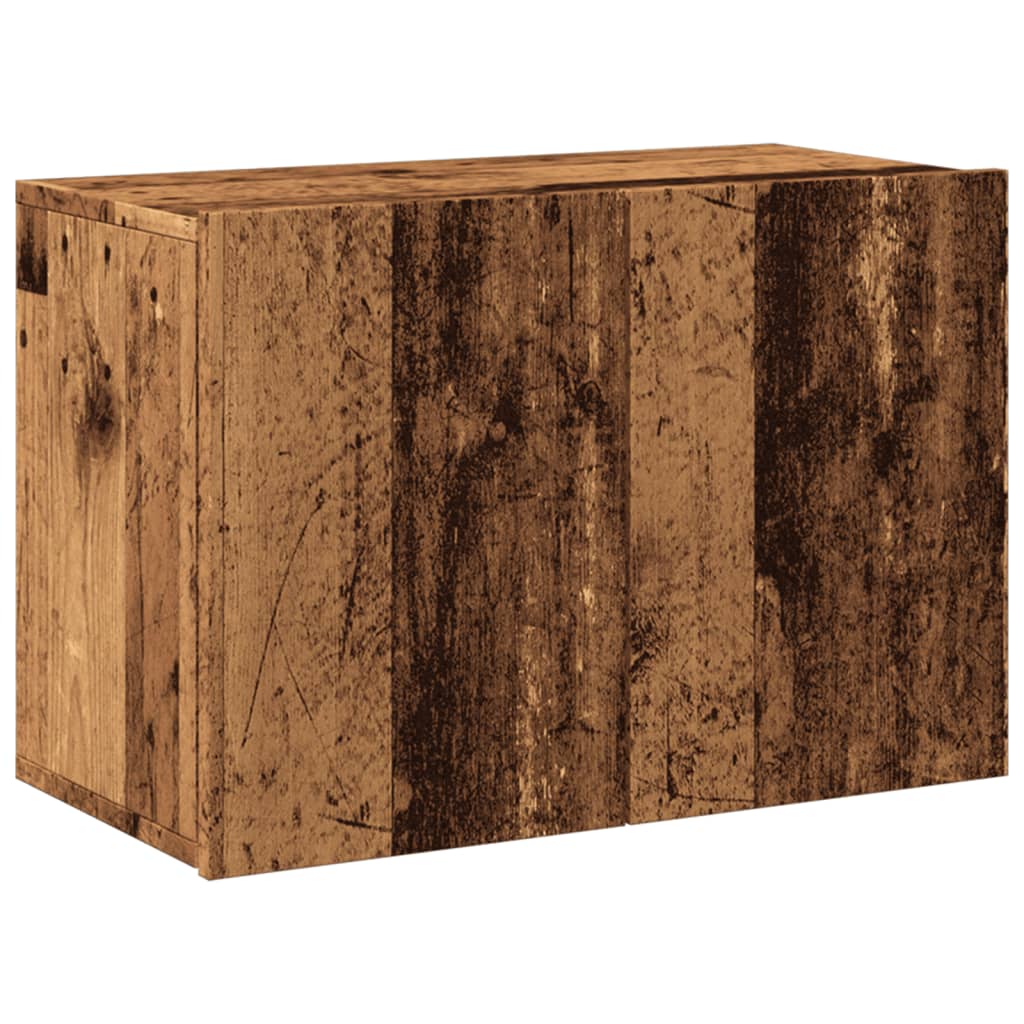 Tv-meubel wandgemonteerd 60x30x41 cm oud houtkleurig