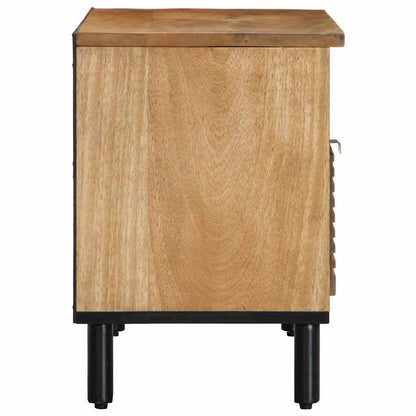 Tv-meubel 80x33x46 cm massief mangohout bruin