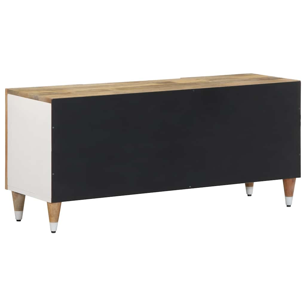 Tv-meubel 105x33,5x46 cm massief mangohout