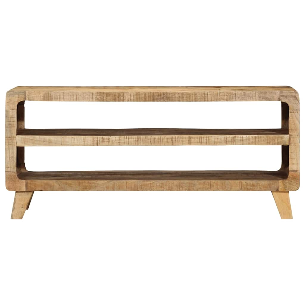 Tv-meubel 105x46x32 cm massief ruw mangohout