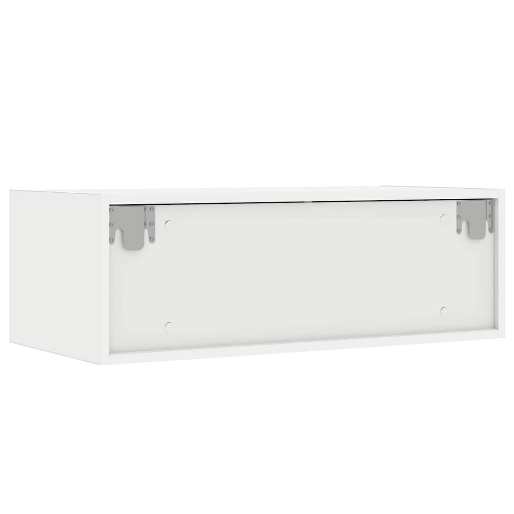 Tv-meubel met LED-verlichting 75x35,5x25 cm wit