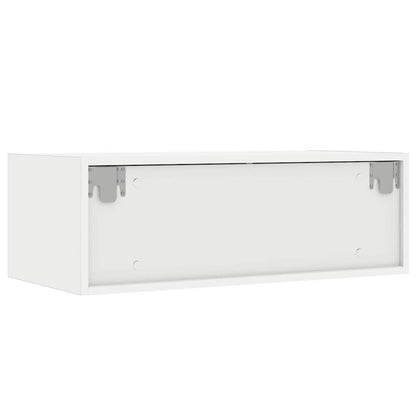 Tv-meubel met LED-verlichting 75x35,5x25 cm wit