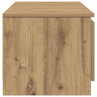 Tv-meubel 140x40x36 cm bewerkt hout artisanaal eikenkleurig